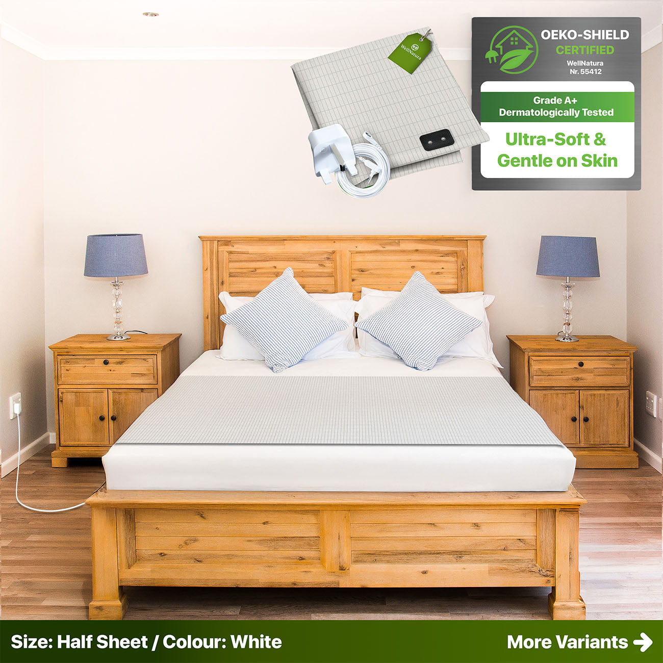 Grounding Sheet for Better Sleep & Health